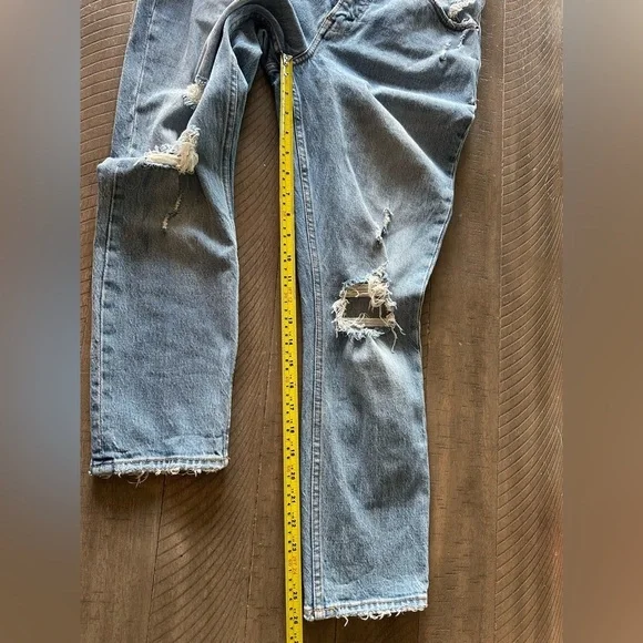 Abercrombie & Fitch Skinny High Rise Curve Love Distressed Jeans size 2 / 26​​ - Picture 12 of 12